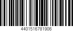 Código de barras (EAN, GTIN, SKU, ISBN): '4401516781906'