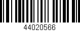 Código de barras (EAN, GTIN, SKU, ISBN): '44020566'
