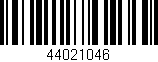 Código de barras (EAN, GTIN, SKU, ISBN): '44021046'