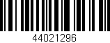 Código de barras (EAN, GTIN, SKU, ISBN): '44021296'