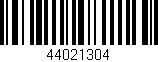Código de barras (EAN, GTIN, SKU, ISBN): '44021304'