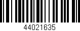 Código de barras (EAN, GTIN, SKU, ISBN): '44021635'