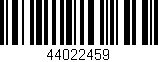 Código de barras (EAN, GTIN, SKU, ISBN): '44022459'