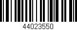Código de barras (EAN, GTIN, SKU, ISBN): '44023550'