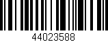 Código de barras (EAN, GTIN, SKU, ISBN): '44023588'