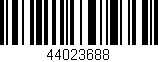 Código de barras (EAN, GTIN, SKU, ISBN): '44023688'