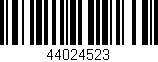 Código de barras (EAN, GTIN, SKU, ISBN): '44024523'