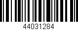 Código de barras (EAN, GTIN, SKU, ISBN): '44031284'