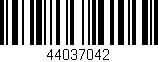 Código de barras (EAN, GTIN, SKU, ISBN): '44037042'
