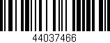 Código de barras (EAN, GTIN, SKU, ISBN): '44037466'