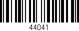 Código de barras (EAN, GTIN, SKU, ISBN): '44041'
