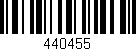Código de barras (EAN, GTIN, SKU, ISBN): '440455'