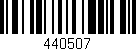 Código de barras (EAN, GTIN, SKU, ISBN): '440507'