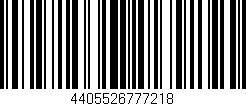 Código de barras (EAN, GTIN, SKU, ISBN): '4405526777218'