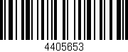 Código de barras (EAN, GTIN, SKU, ISBN): '4405653'