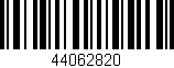 Código de barras (EAN, GTIN, SKU, ISBN): '44062820'