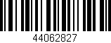 Código de barras (EAN, GTIN, SKU, ISBN): '44062827'
