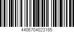 Código de barras (EAN, GTIN, SKU, ISBN): '4406704023165'