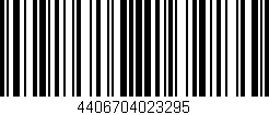 Código de barras (EAN, GTIN, SKU, ISBN): '4406704023295'