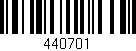 Código de barras (EAN, GTIN, SKU, ISBN): '440701'