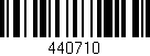 Código de barras (EAN, GTIN, SKU, ISBN): '440710'