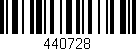 Código de barras (EAN, GTIN, SKU, ISBN): '440728'