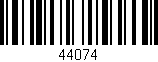 Código de barras (EAN, GTIN, SKU, ISBN): '44074'
