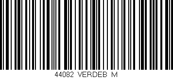 Código de barras (EAN, GTIN, SKU, ISBN): '44082/VERDEB_M'
