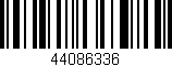 Código de barras (EAN, GTIN, SKU, ISBN): '44086336'
