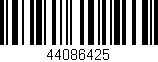 Código de barras (EAN, GTIN, SKU, ISBN): '44086425'