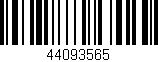 Código de barras (EAN, GTIN, SKU, ISBN): '44093565'