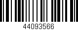 Código de barras (EAN, GTIN, SKU, ISBN): '44093566'