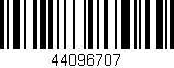 Código de barras (EAN, GTIN, SKU, ISBN): '44096707'