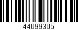 Código de barras (EAN, GTIN, SKU, ISBN): '44099305'