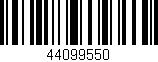 Código de barras (EAN, GTIN, SKU, ISBN): '44099550'