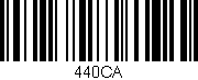 Código de barras (EAN, GTIN, SKU, ISBN): '440ca'