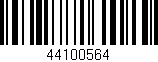 Código de barras (EAN, GTIN, SKU, ISBN): '44100564'