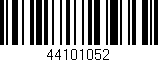 Código de barras (EAN, GTIN, SKU, ISBN): '44101052'