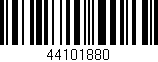 Código de barras (EAN, GTIN, SKU, ISBN): '44101880'