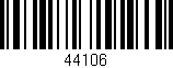 Código de barras (EAN, GTIN, SKU, ISBN): '44106'