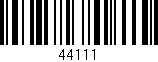 Código de barras (EAN, GTIN, SKU, ISBN): '44111'