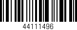 Código de barras (EAN, GTIN, SKU, ISBN): '44111496'