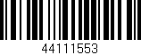 Código de barras (EAN, GTIN, SKU, ISBN): '44111553'