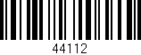Código de barras (EAN, GTIN, SKU, ISBN): '44112'
