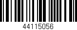 Código de barras (EAN, GTIN, SKU, ISBN): '44115056'