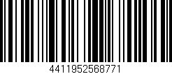 Código de barras (EAN, GTIN, SKU, ISBN): '4411952568771'
