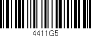 Código de barras (EAN, GTIN, SKU, ISBN): '4411G5'