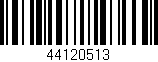Código de barras (EAN, GTIN, SKU, ISBN): '44120513'