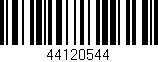 Código de barras (EAN, GTIN, SKU, ISBN): '44120544'