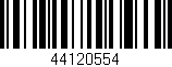 Código de barras (EAN, GTIN, SKU, ISBN): '44120554'